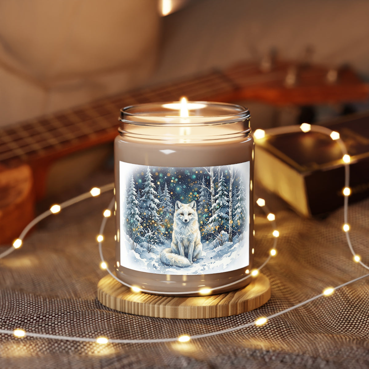 Winter White Wolf Soy Candle