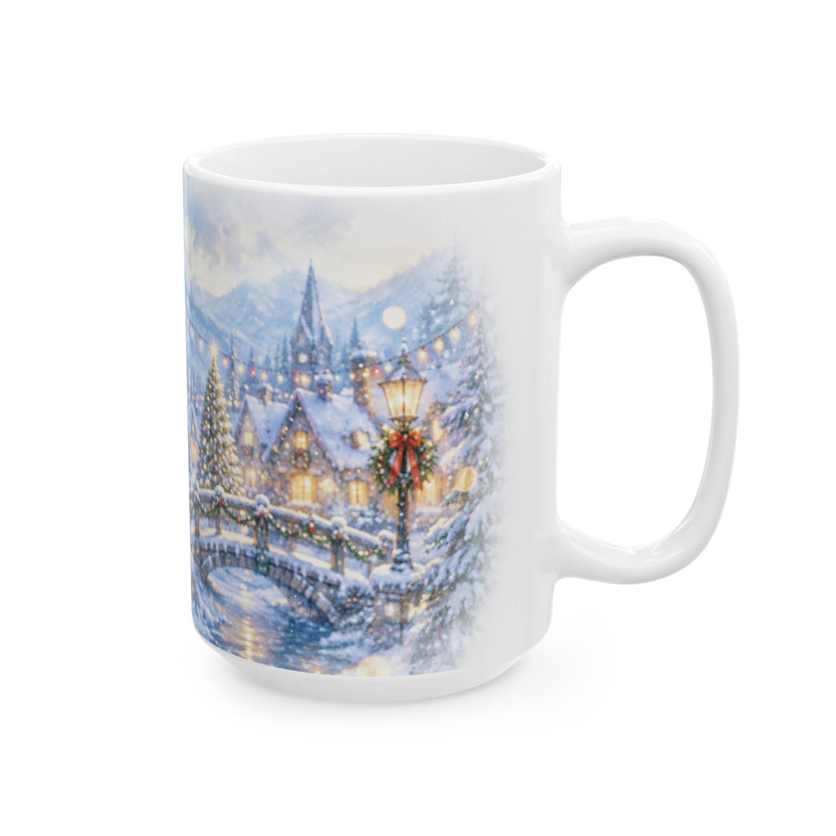 Winter Owl Christmas Mug – Snowy Woodland Holiday Coffee Cup
