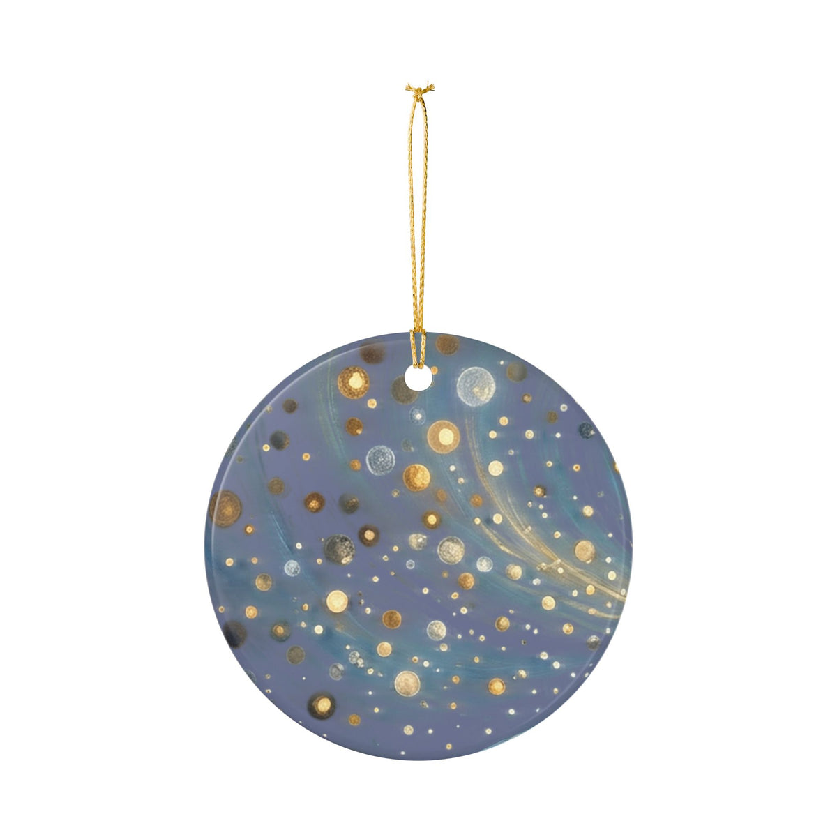 Celestial Galaxy Ceramic Ornament