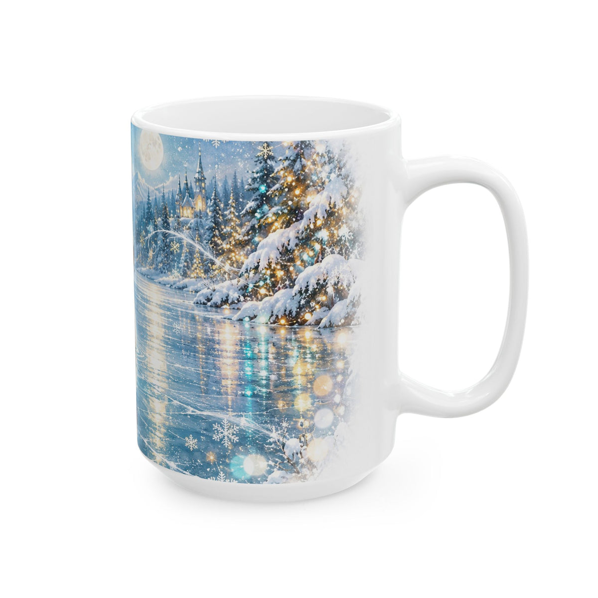Winter Swan Ceramic Mug
