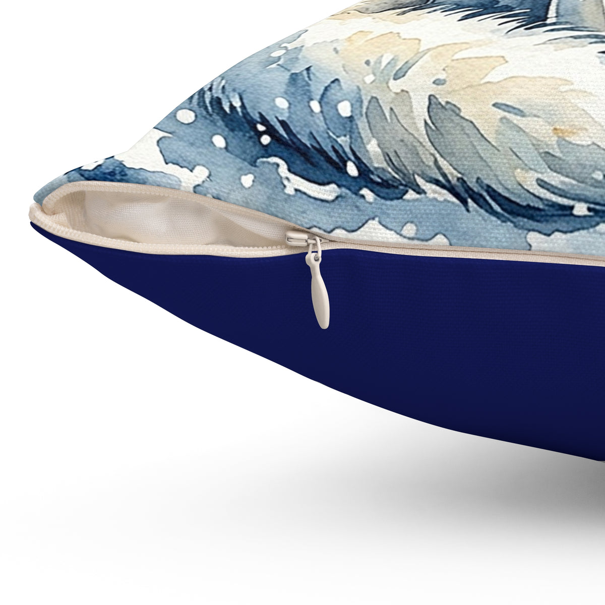 Winter Fox Square Pillow