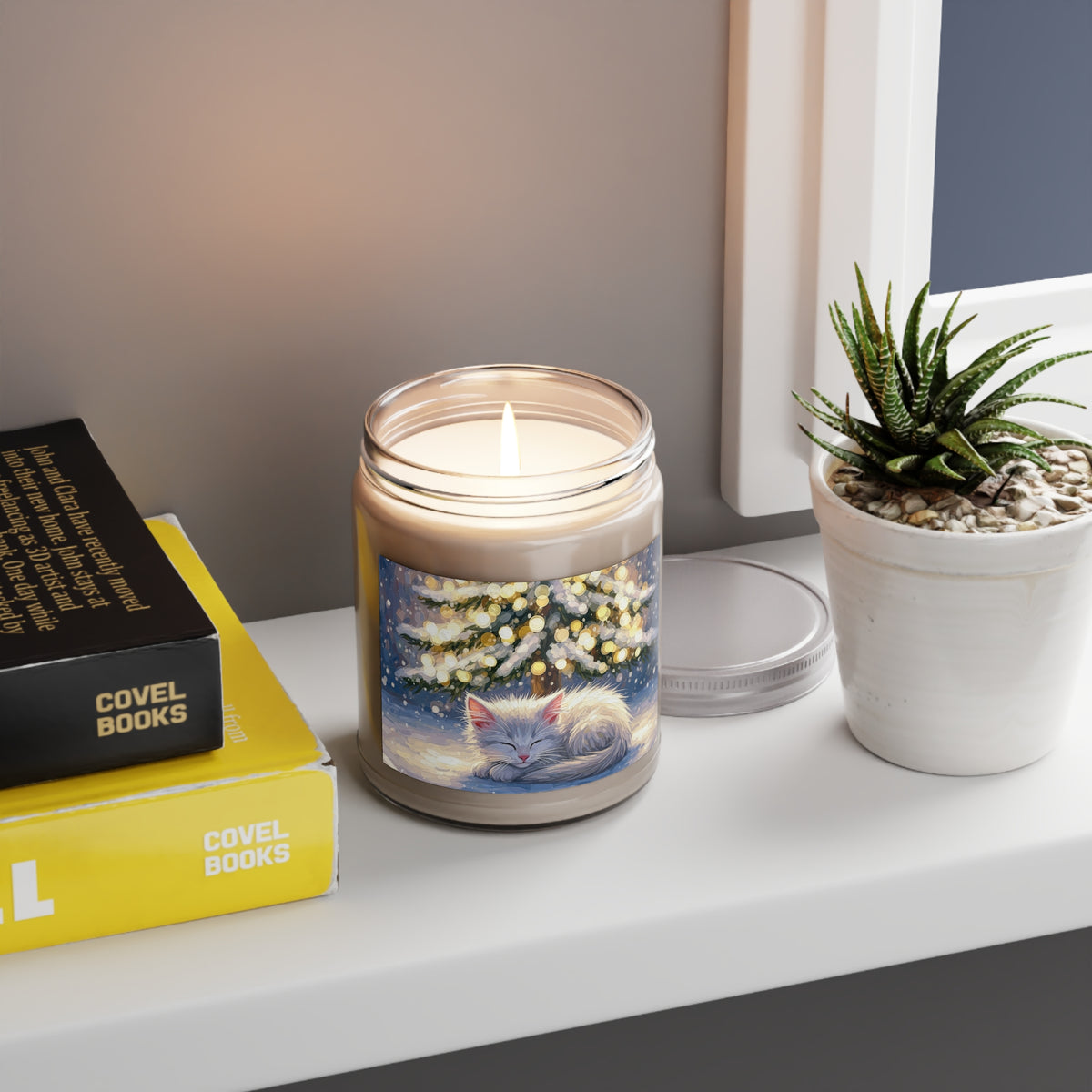 Cozy Christmas Kitten Scented Soy Candle