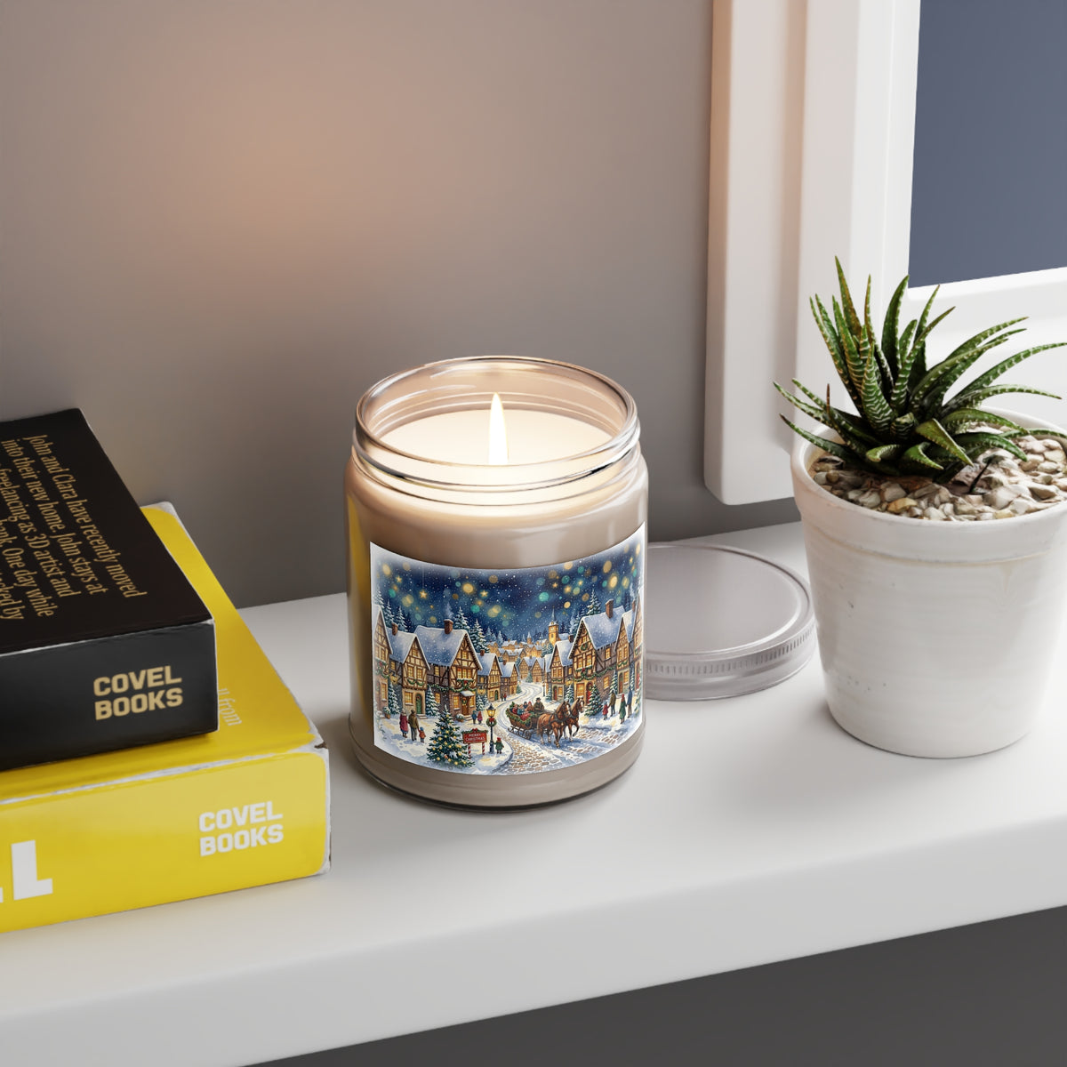 Winter Christmas Village Scented Soy Candle