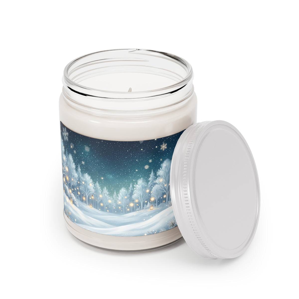 Winter Wonderland Snowy Forest Scented Soy Candle