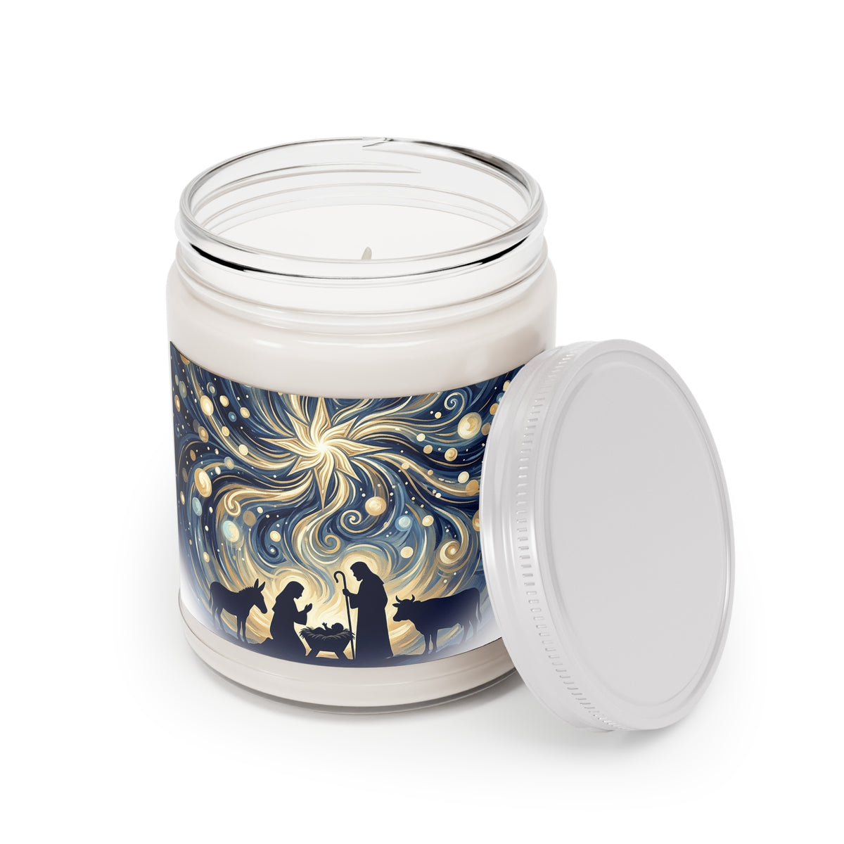 Nativity Under the Starry Sky Scented Soy Candle