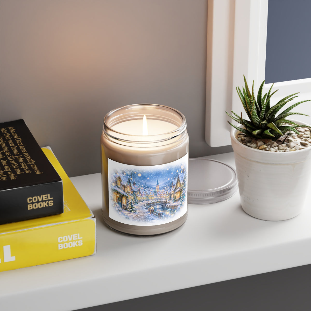 Scented Soy Candle – Enchanted Winter Village 9oz