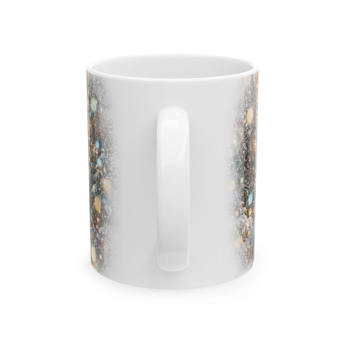 Winter Lake Landscape Ceramic Mug