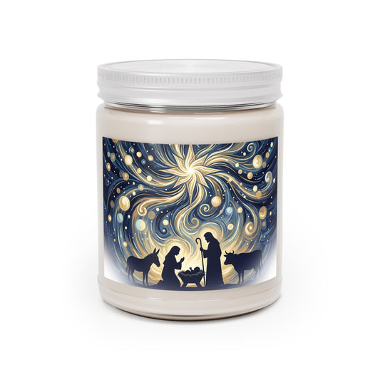 Nativity Under the Starry Sky Scented Soy Candle