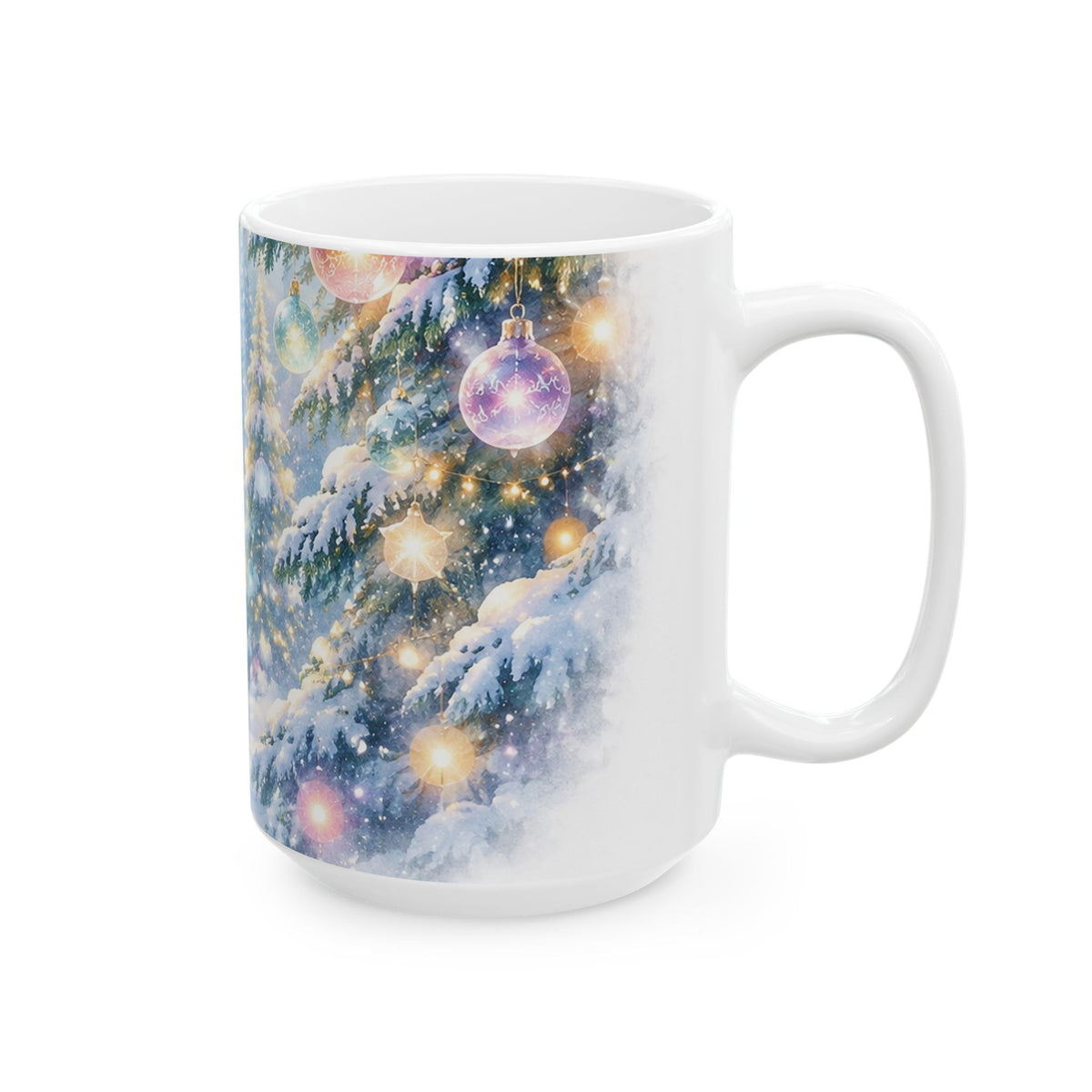 Polar Bear Winter Wonderland Ceramic Mug