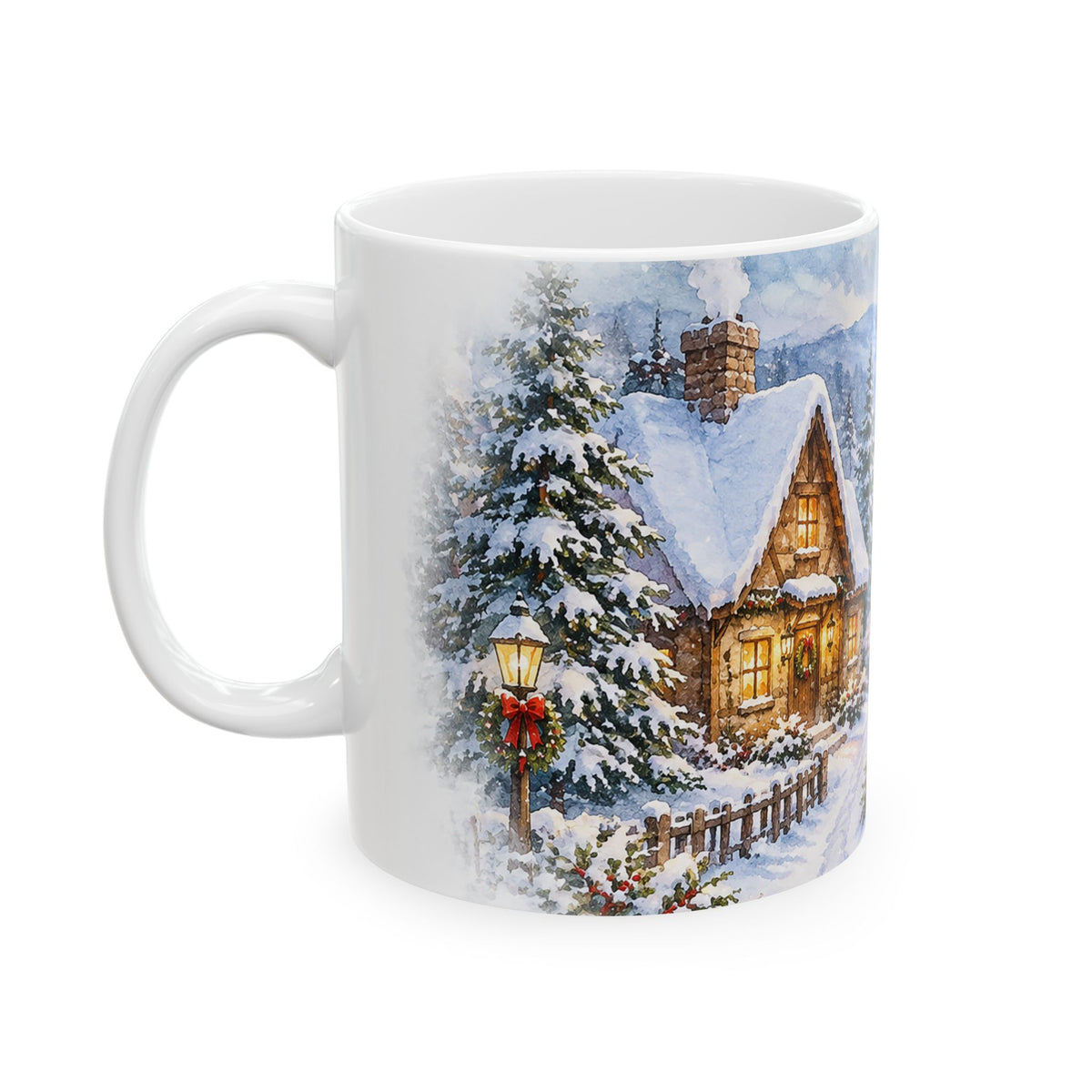 Winter Village Christmas Mug
