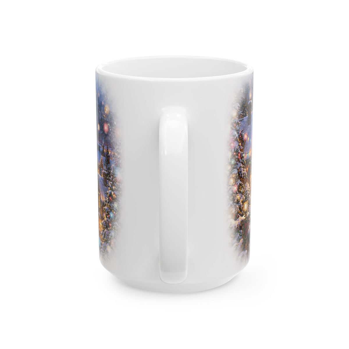Winter Village Christmas Ceramic Mug