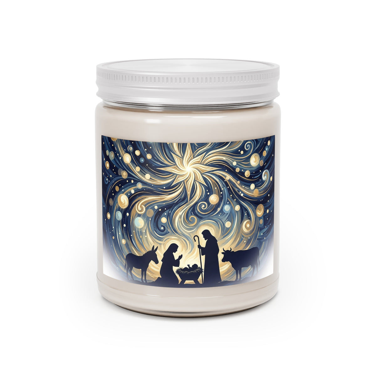 Nativity Under the Starry Sky Scented Soy Candle
