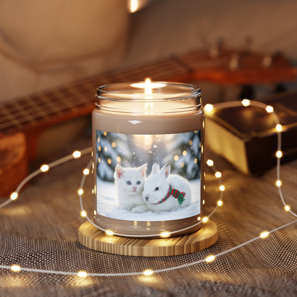 Winter Kittens Scented Soy Candle