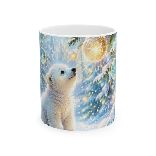 Polar Bear Winter Wonderland Ceramic Mug