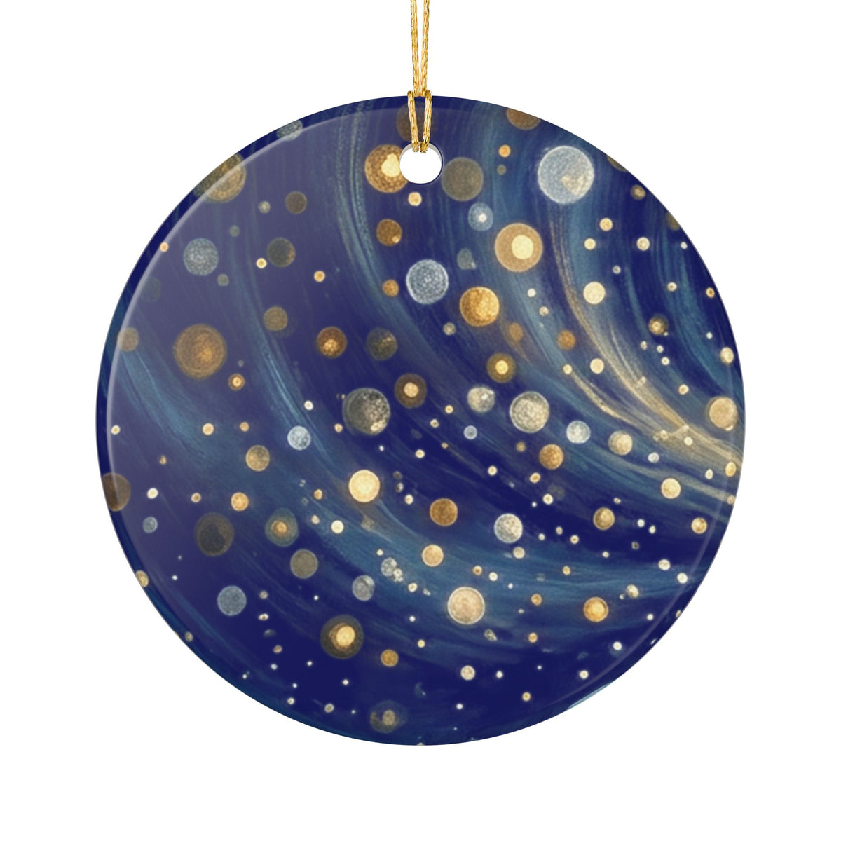 Cosmic Galaxy Ceramic Ornament