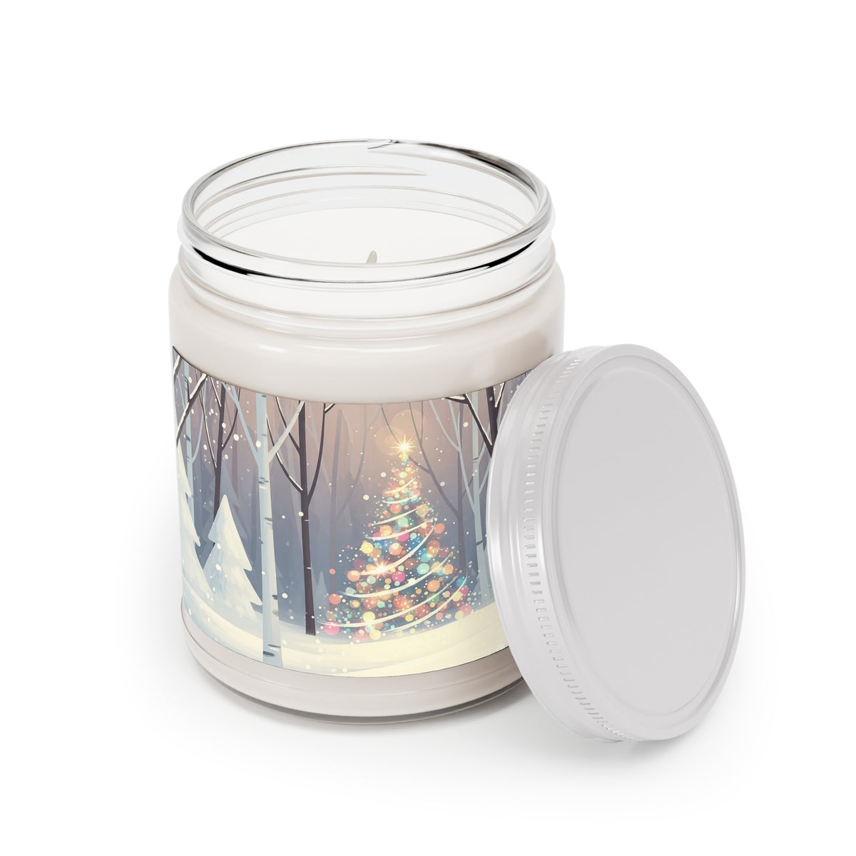 Winter Christmas Tree Scented Soy Candle