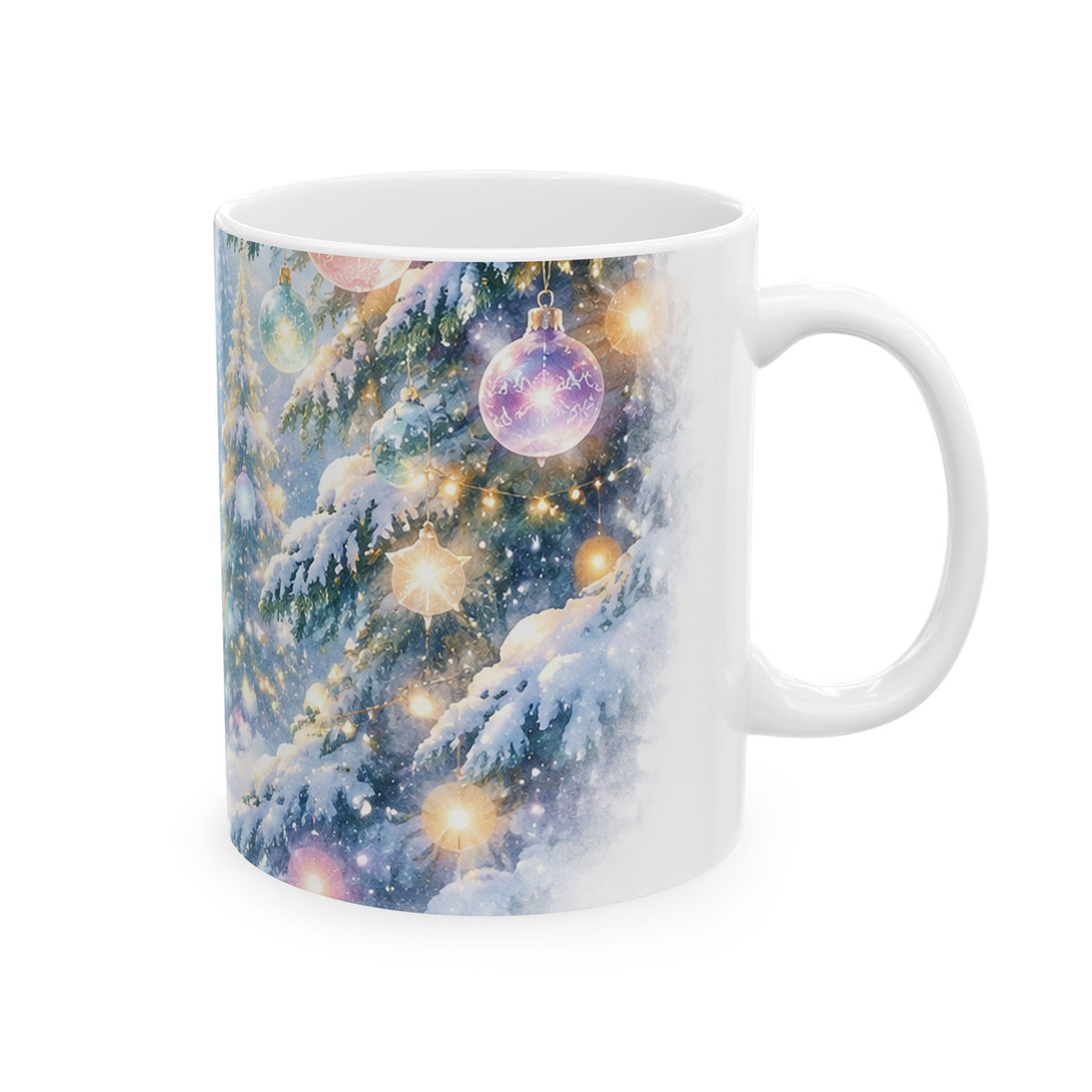 Polar Bear Winter Wonderland Ceramic Mug