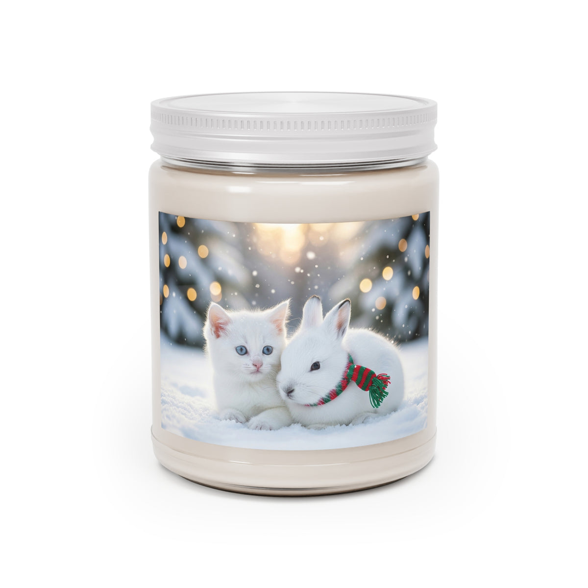 Winter Kittens Scented Soy Candle