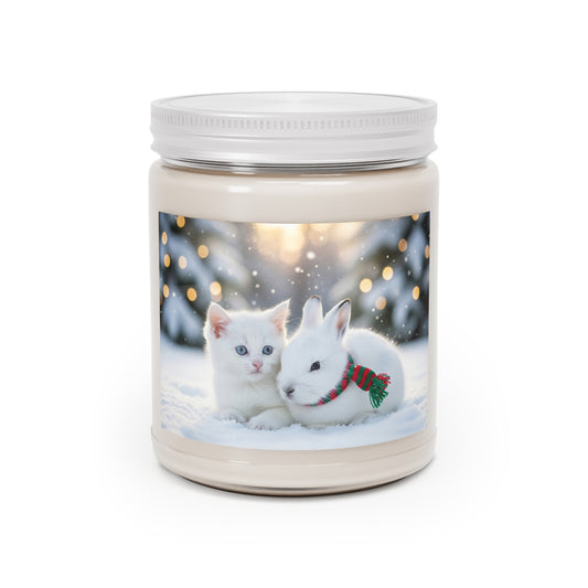 Winter Kittens Scented Soy Candle