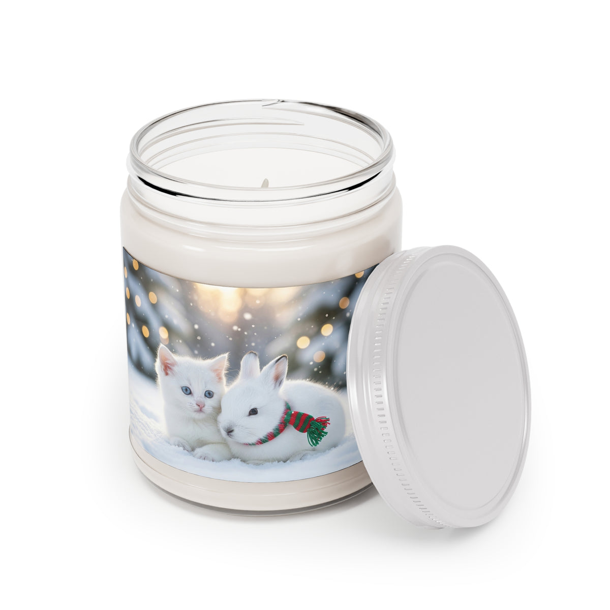 Winter Kittens Scented Soy Candle