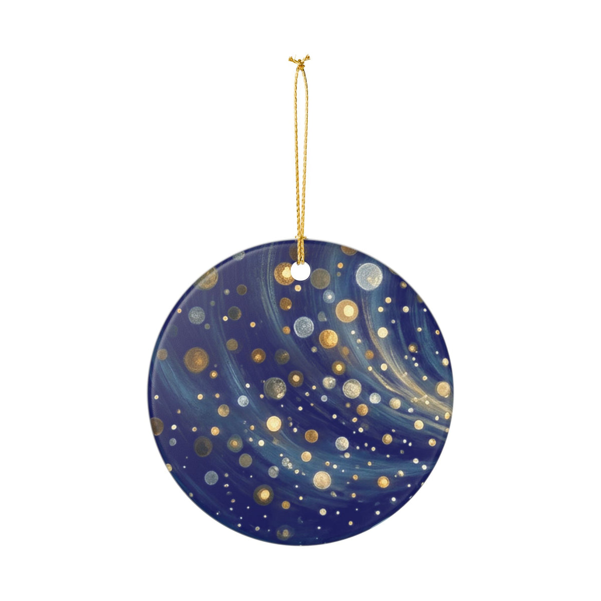 Cosmic Galaxy Ceramic Ornament
