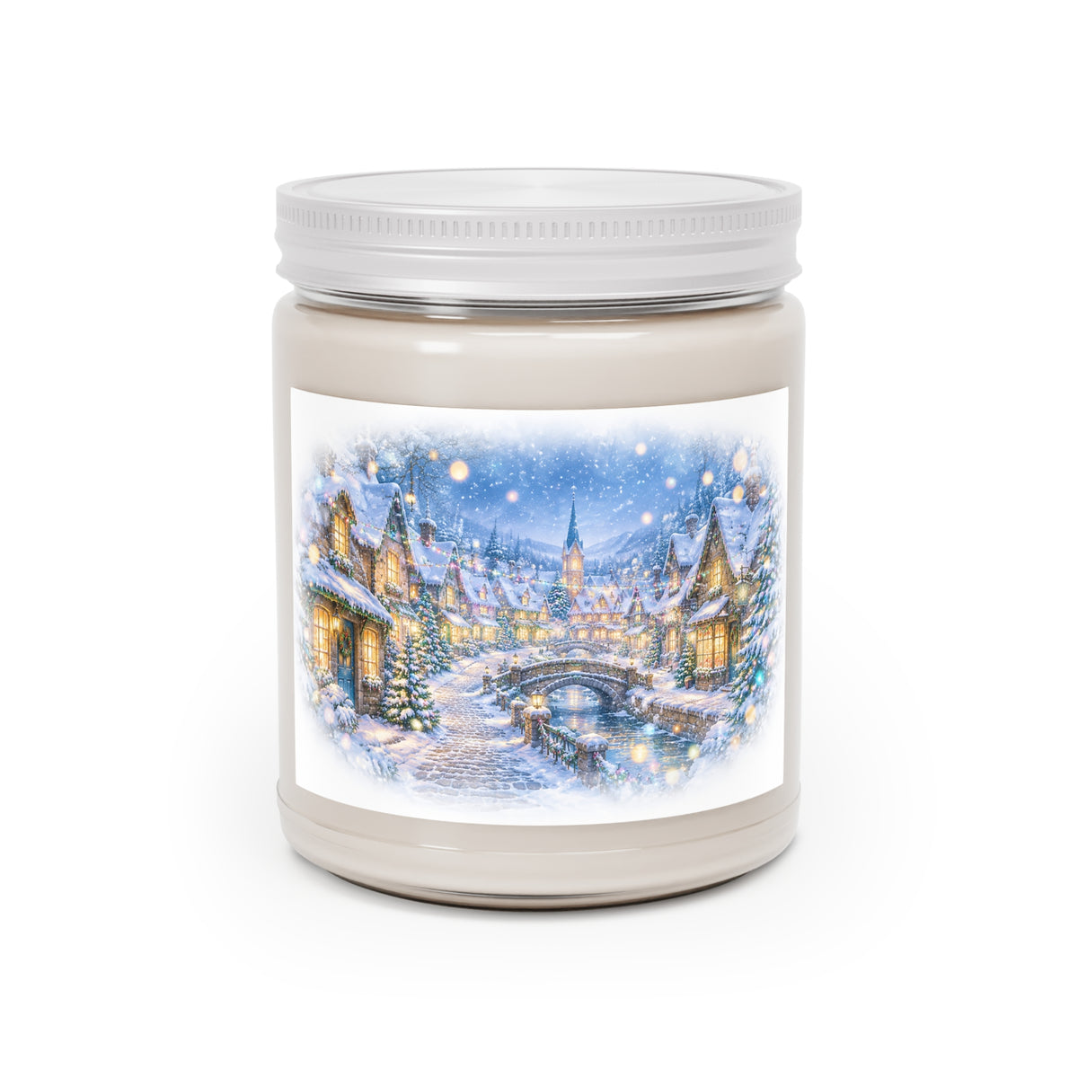 Scented Soy Candle – Enchanted Winter Village 9oz