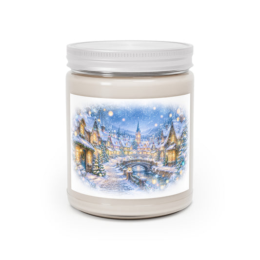 Scented Soy Candle – Enchanted Winter Village 9oz