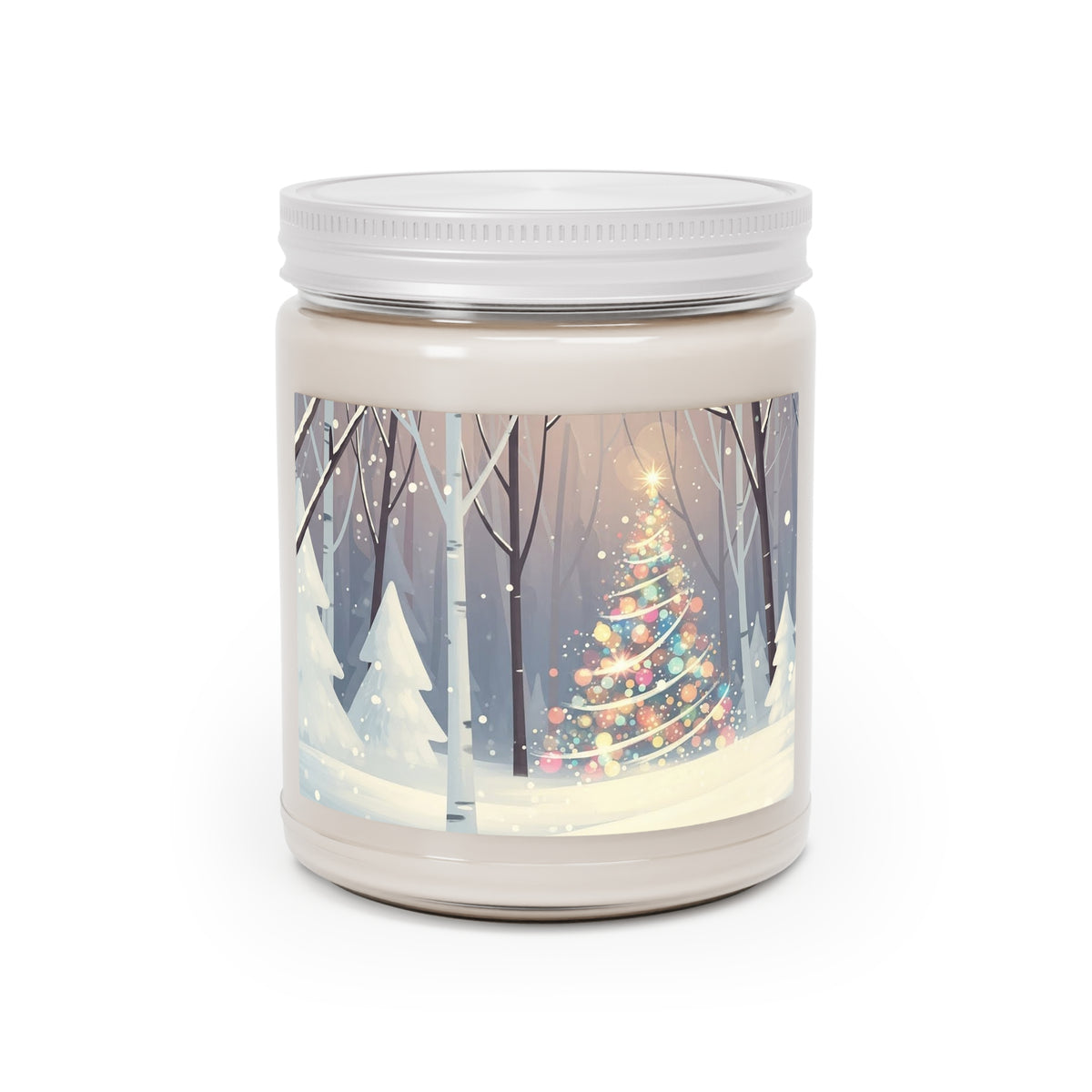 Winter Christmas Tree Scented Soy Candle