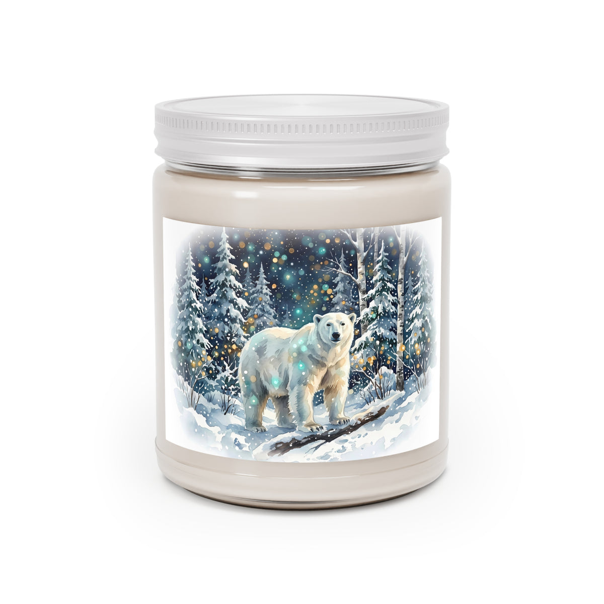 Polar Bear Winter Wonderland Scented Soy Candle