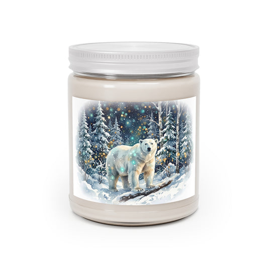 Polar Bear Winter Wonderland Scented Soy Candle