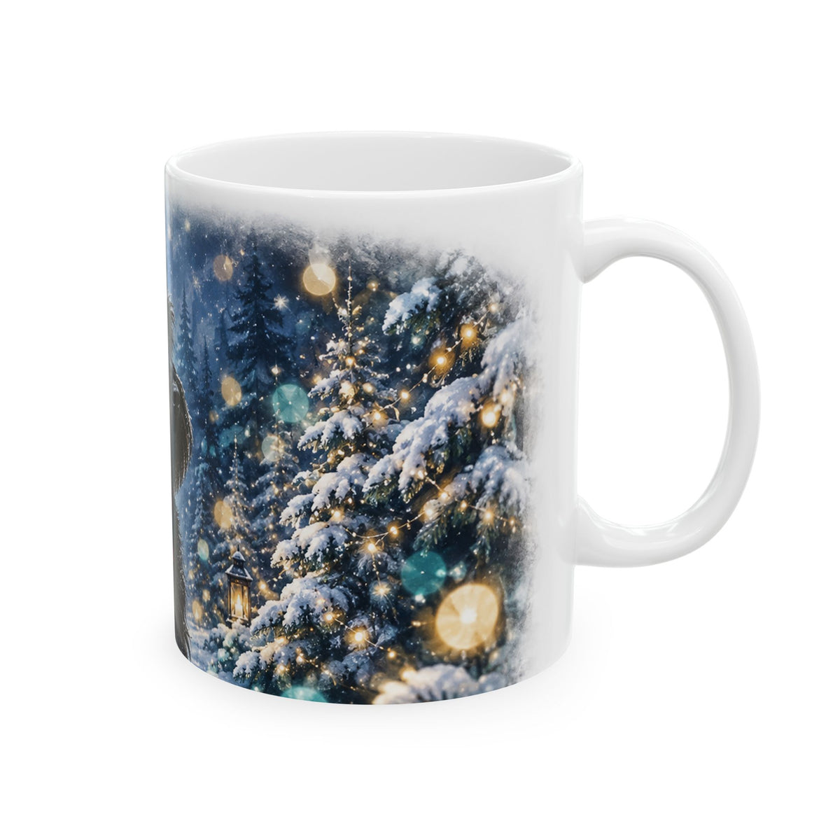 Scottish Terrier Christmas Ceramic Mug