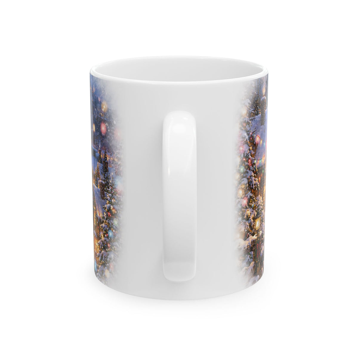 Winter Village Christmas Ceramic Mug