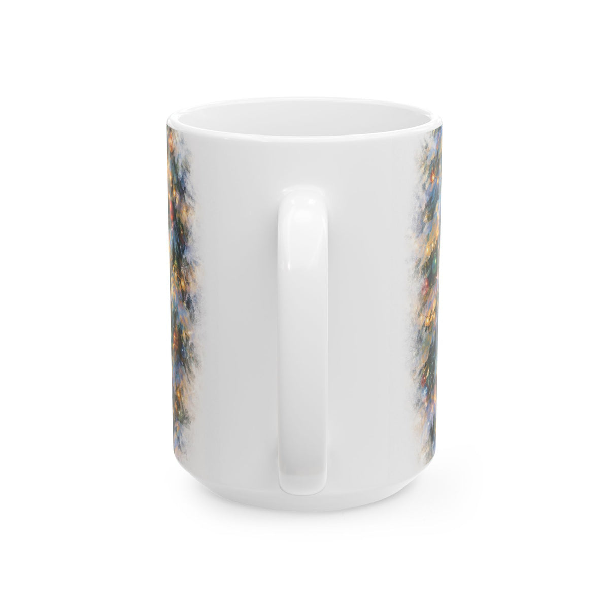 Winter Cabin Christmas Ceramic Mug