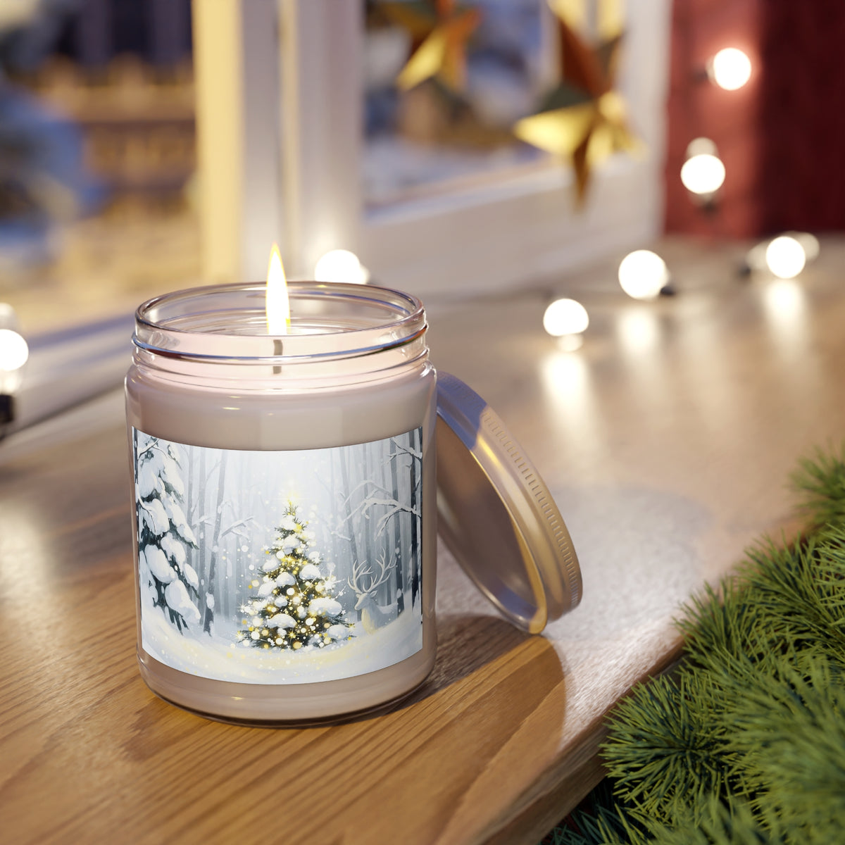 Winter Wonderland Christmas Tree Scented Soy Candle