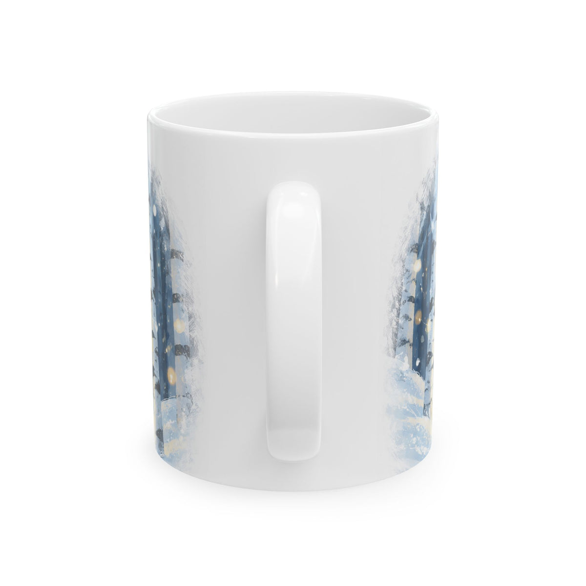 Winter Christmas Tree Ceramic Mug