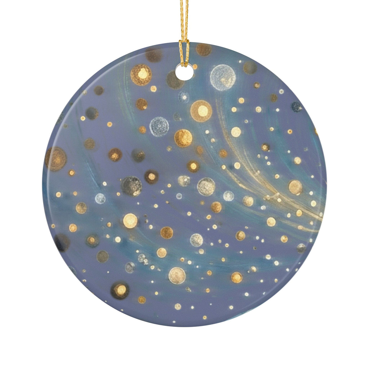 Celestial Galaxy Ceramic Ornament