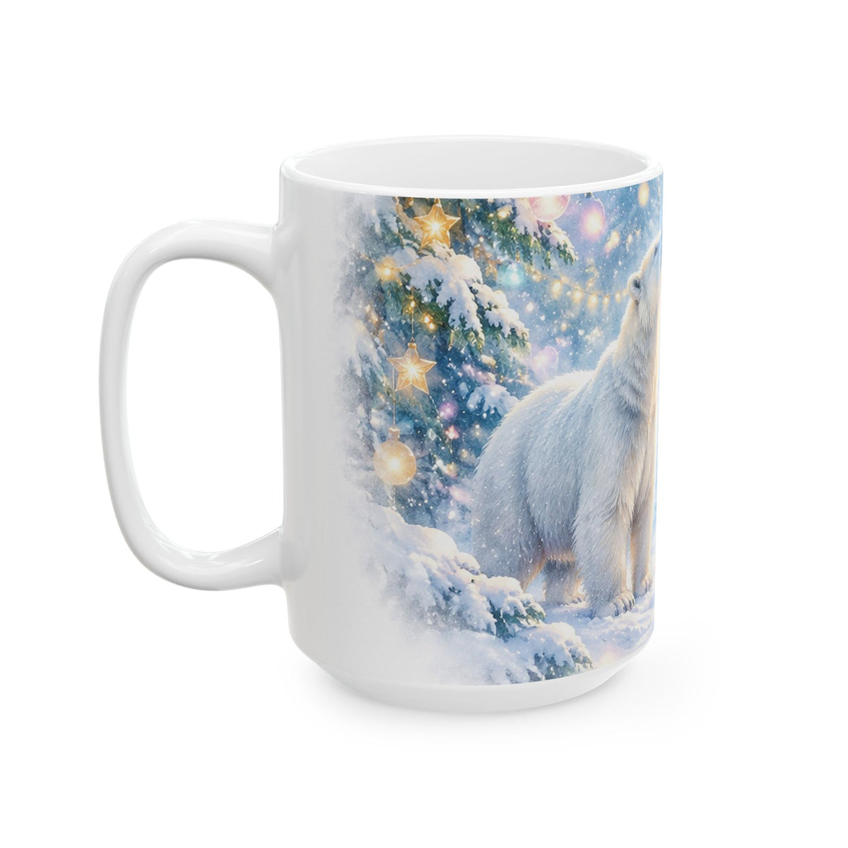 Polar Bear Winter Wonderland Ceramic Mug