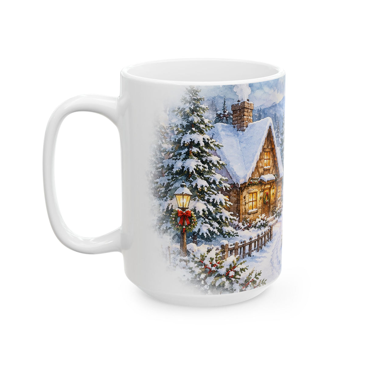 Winter Village Christmas Mug
