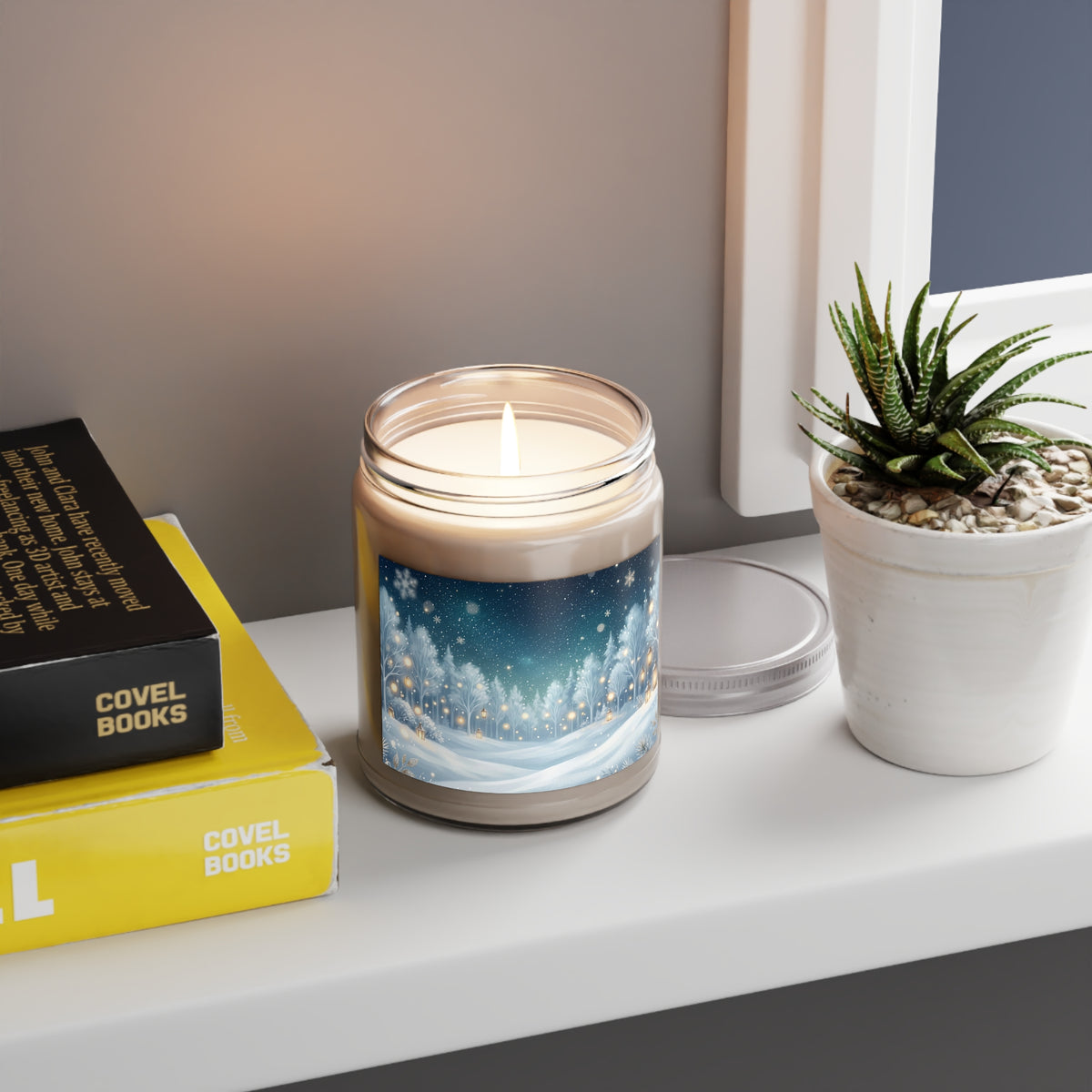 Winter Wonderland Snowy Forest Scented Soy Candle