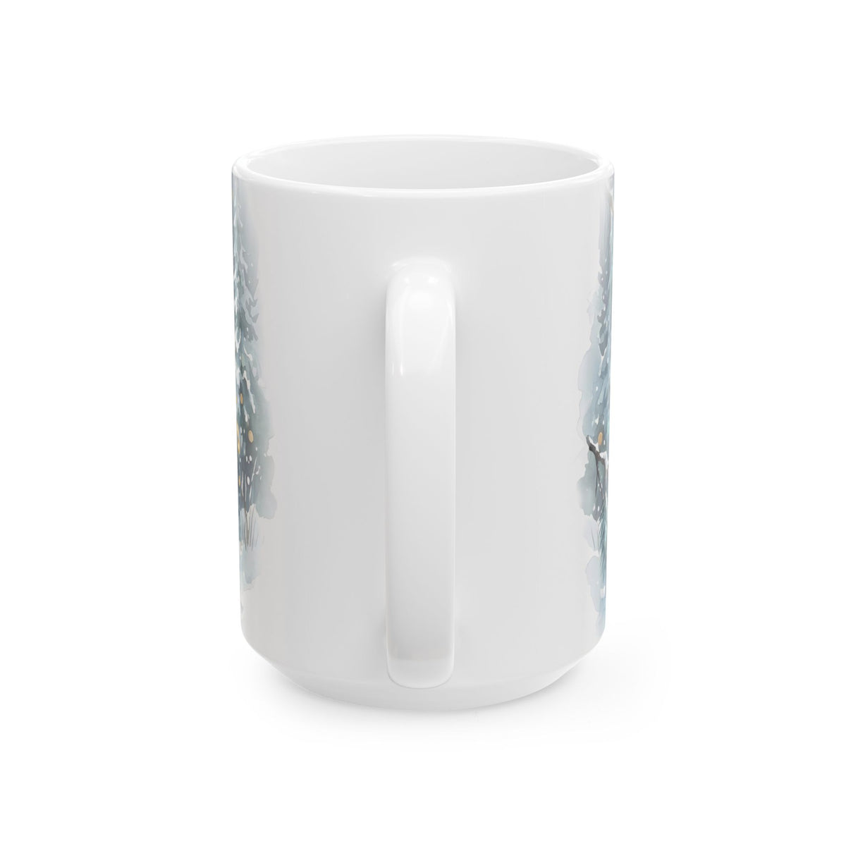 Winter Snowy Village Ceramic Mug