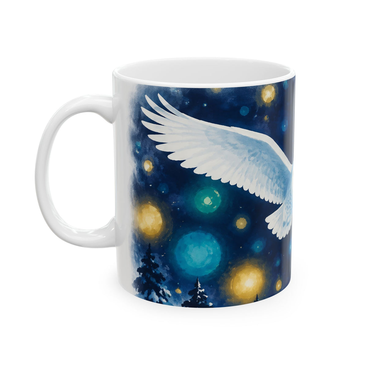 Celestial Owl Ceramic Mug