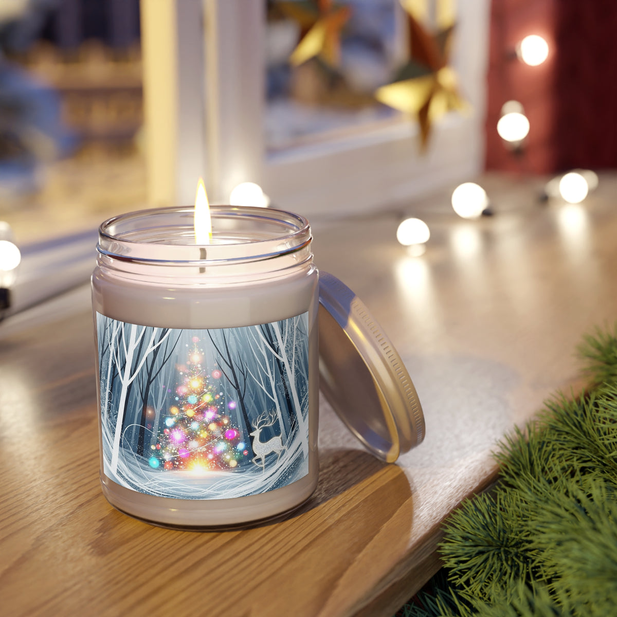 Winter Wonderland Christmas Tree Scented Soy Candle