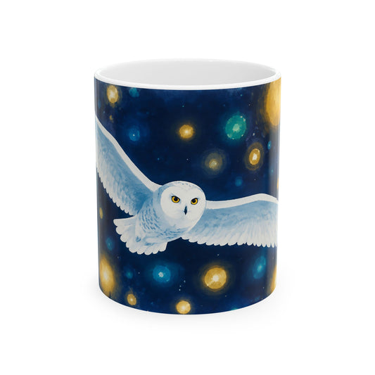 Celestial Owl Ceramic Mug