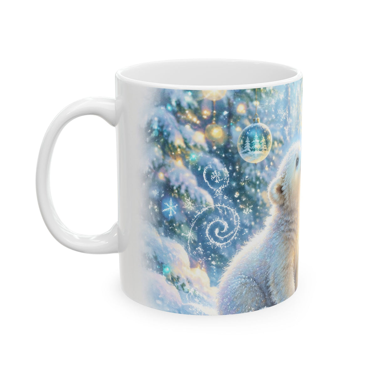 Polar Bear Winter Wonderland Ceramic Mug