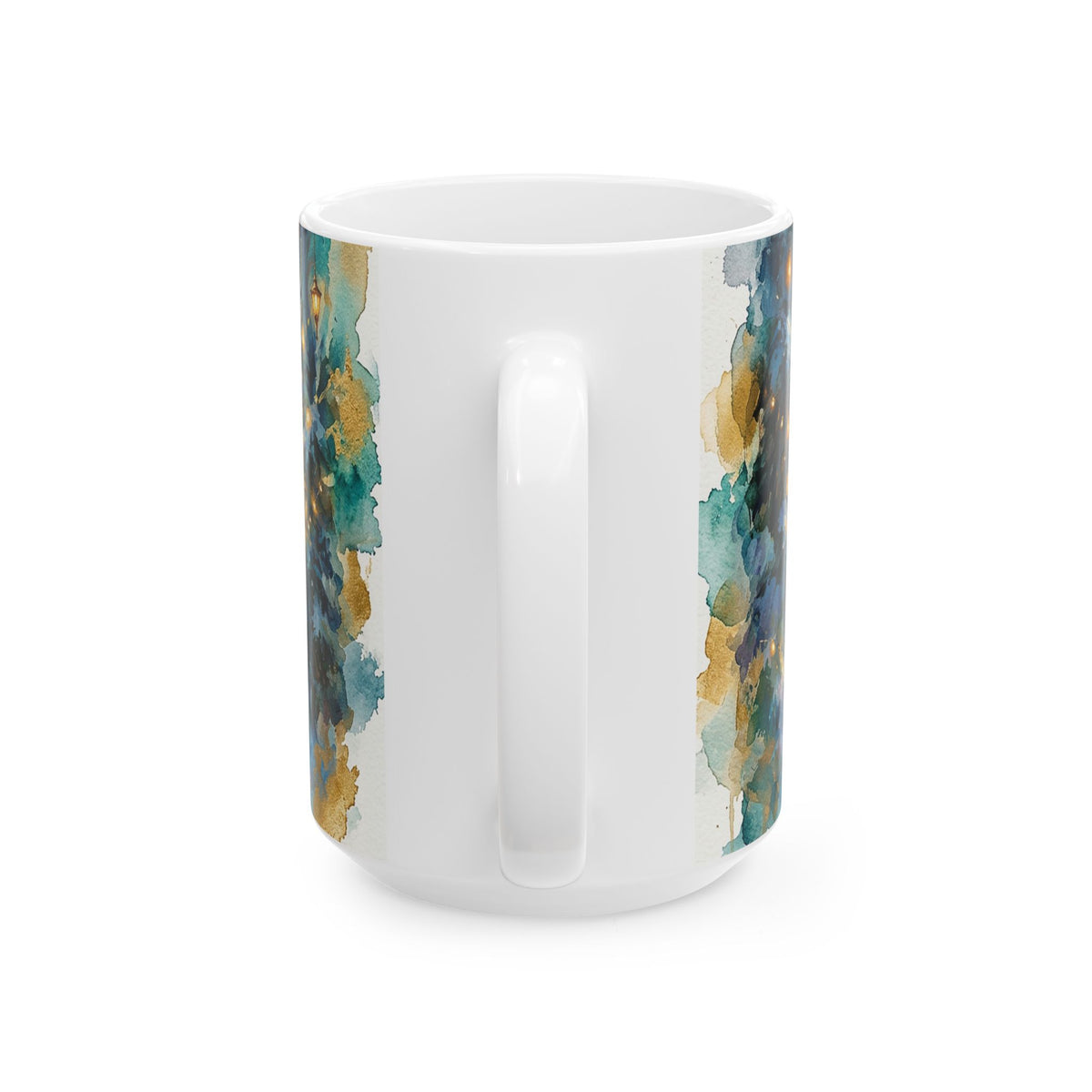 Fox in the Forest Starry Night Ceramic Mug