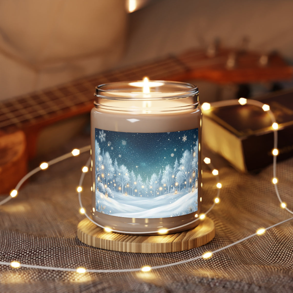 Winter Wonderland Snowy Forest Scented Soy Candle