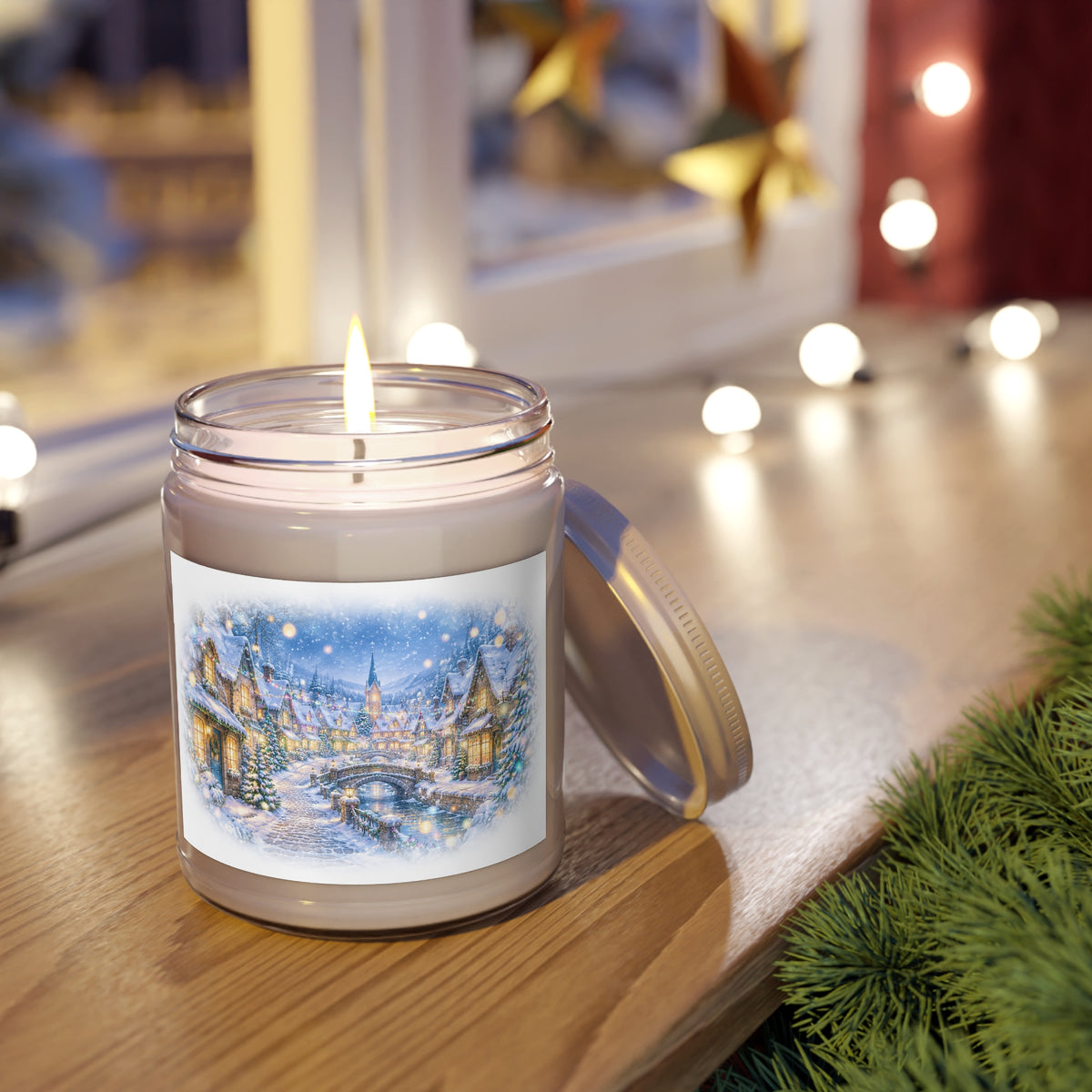 Scented Soy Candle – Enchanted Winter Village 9oz