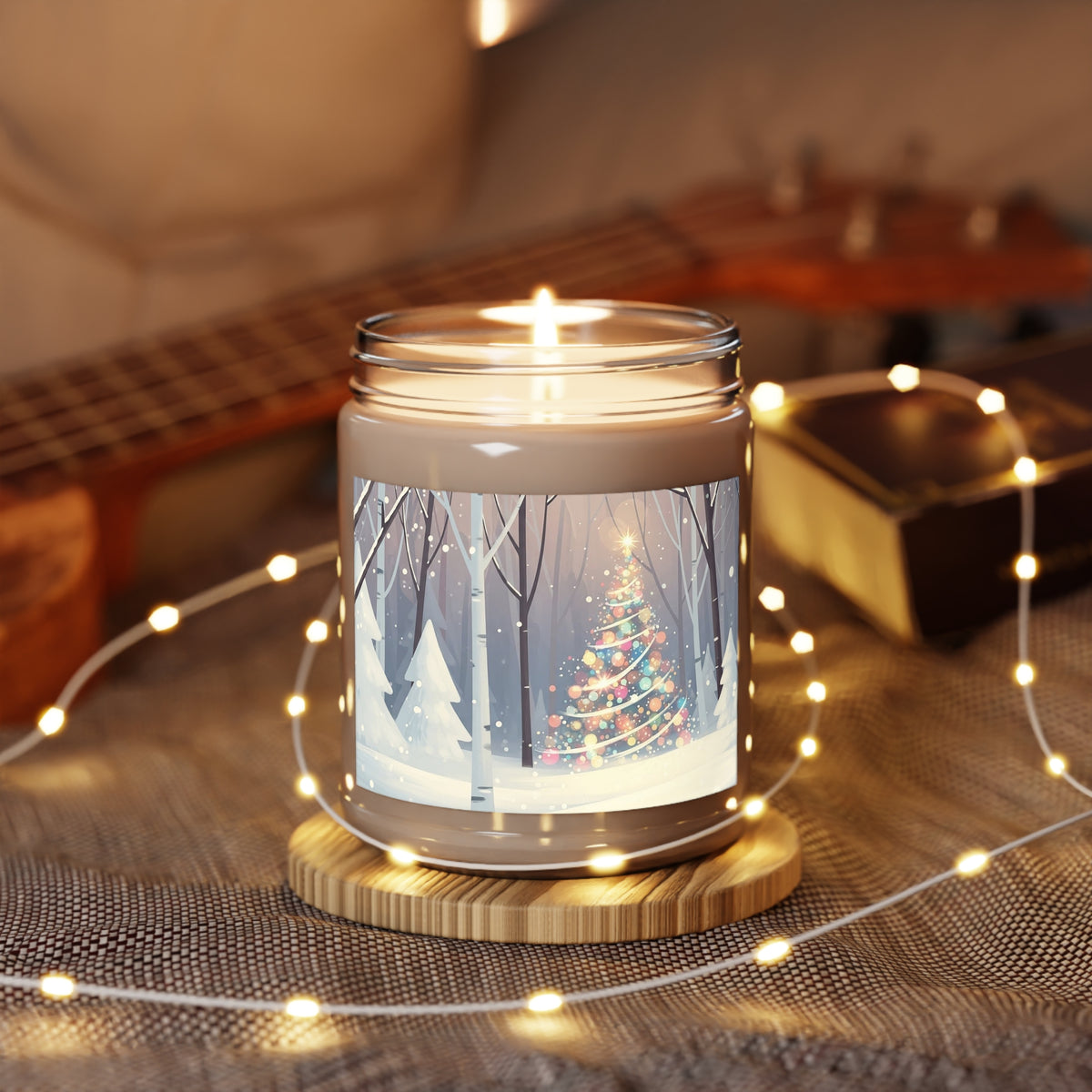 Winter Christmas Tree Scented Soy Candle