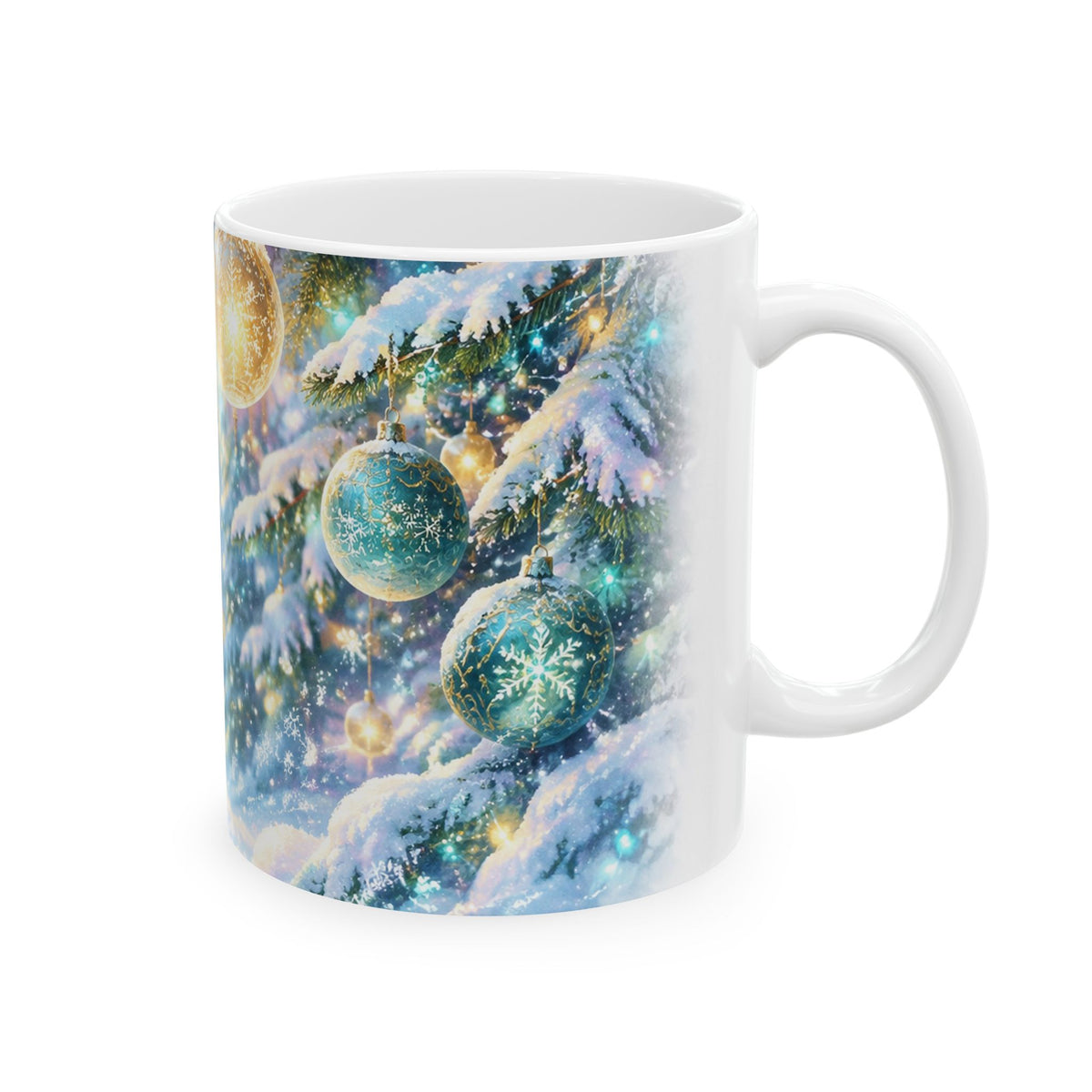 Polar Bear Winter Wonderland Ceramic Mug
