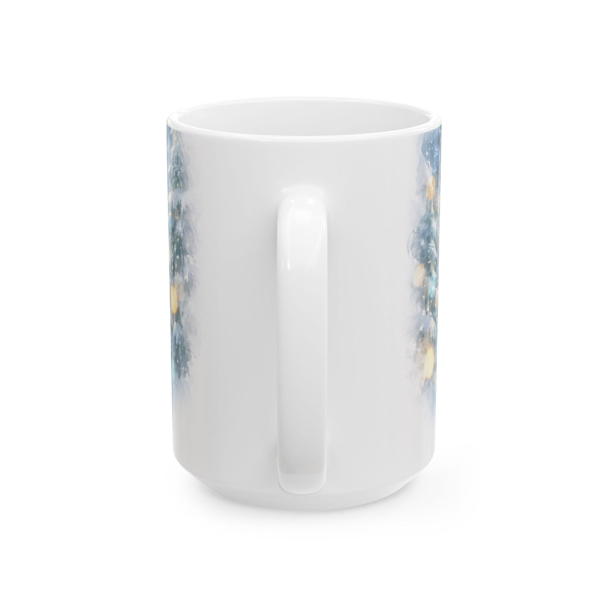 Christmas Tree and Fox Winter Wonderland Ceramic Mug